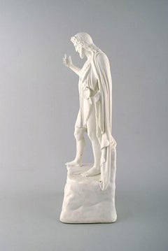 Bing & Grondahl Antique Biscuit Figure, Bertel Thorvaldsen, John the Baptist