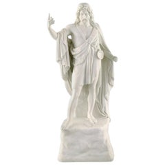 Bing & Grondahl Antique Biscuit Figure, Bertel Thorvaldsen, John the Baptist