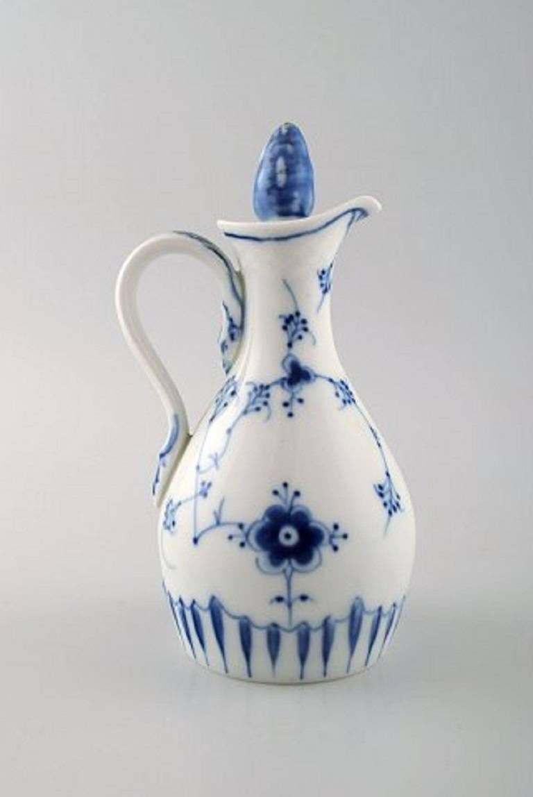 Neoclassical Bing & Grondahl, B&G Blue Fluted, Oil/Vinegar Set, Mid-20 Century
