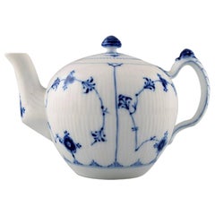 Antique Bing & Grondahl/B&G, Blue Fluted, Teapot