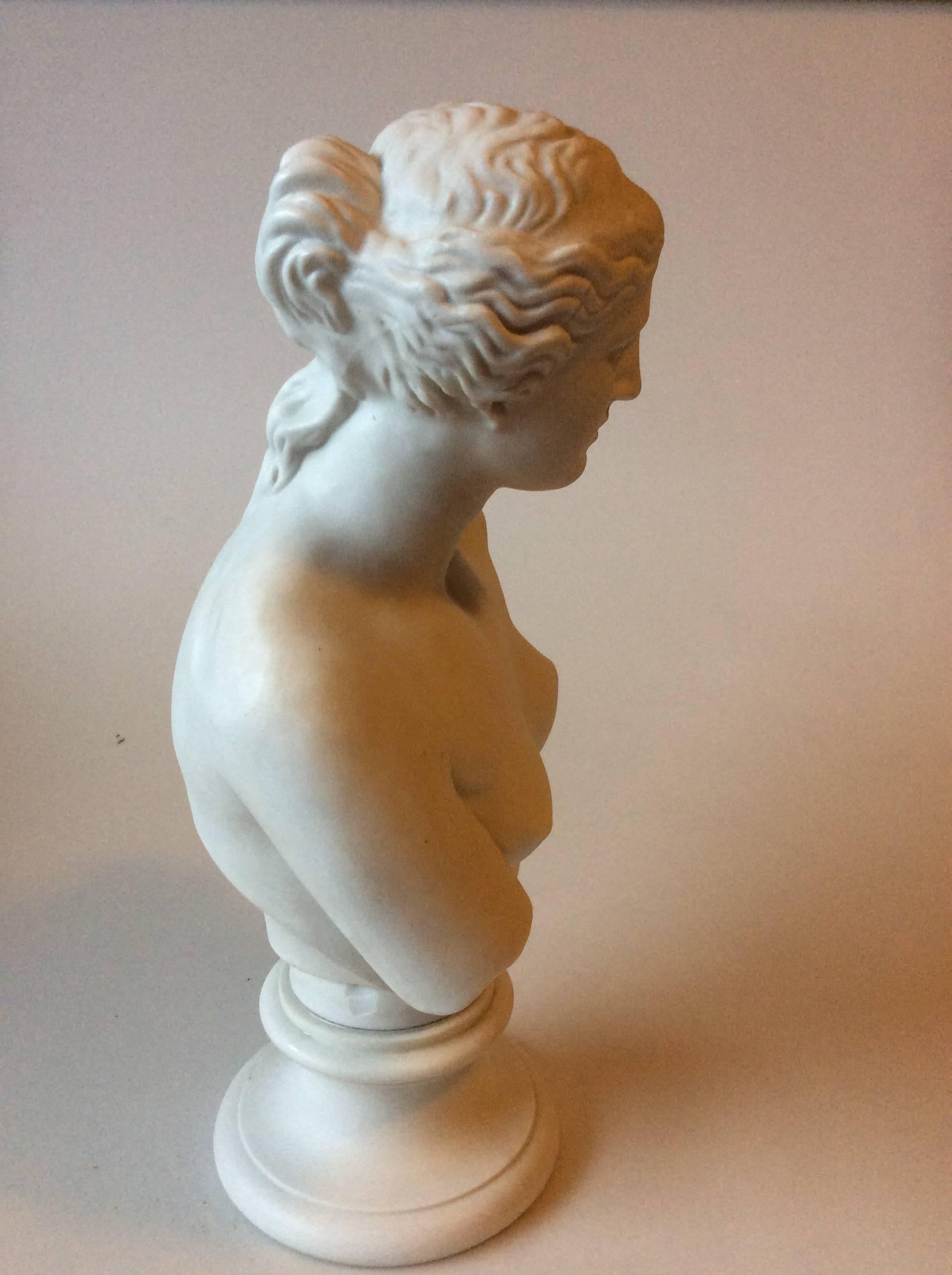 Bing & Grondahl bisque bust of Venus from Milo.

Measures 35,5cm / 14