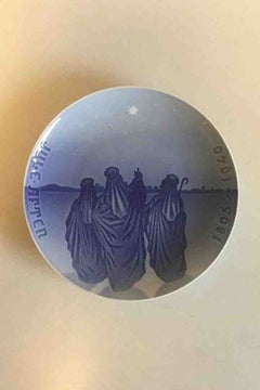 Bing & Grondahl Christmas Jubilee Plate from 1940 with 1901 Motif