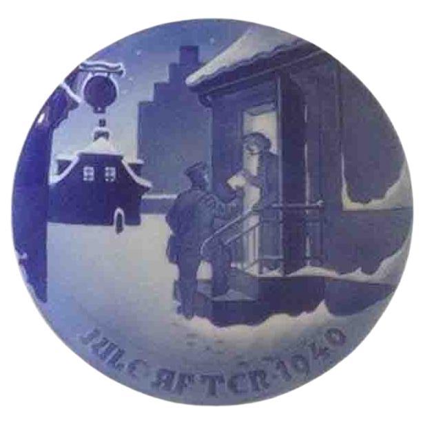 Bing & Grondahl Christmas Plate from 1940 For Sale