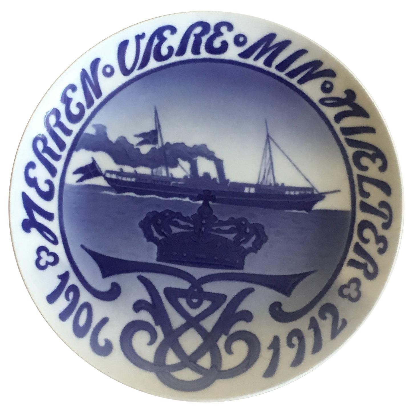 Bing and Grondahl Commemorative Plate from 1912 BG-CM40 For Sale at 1stDibs