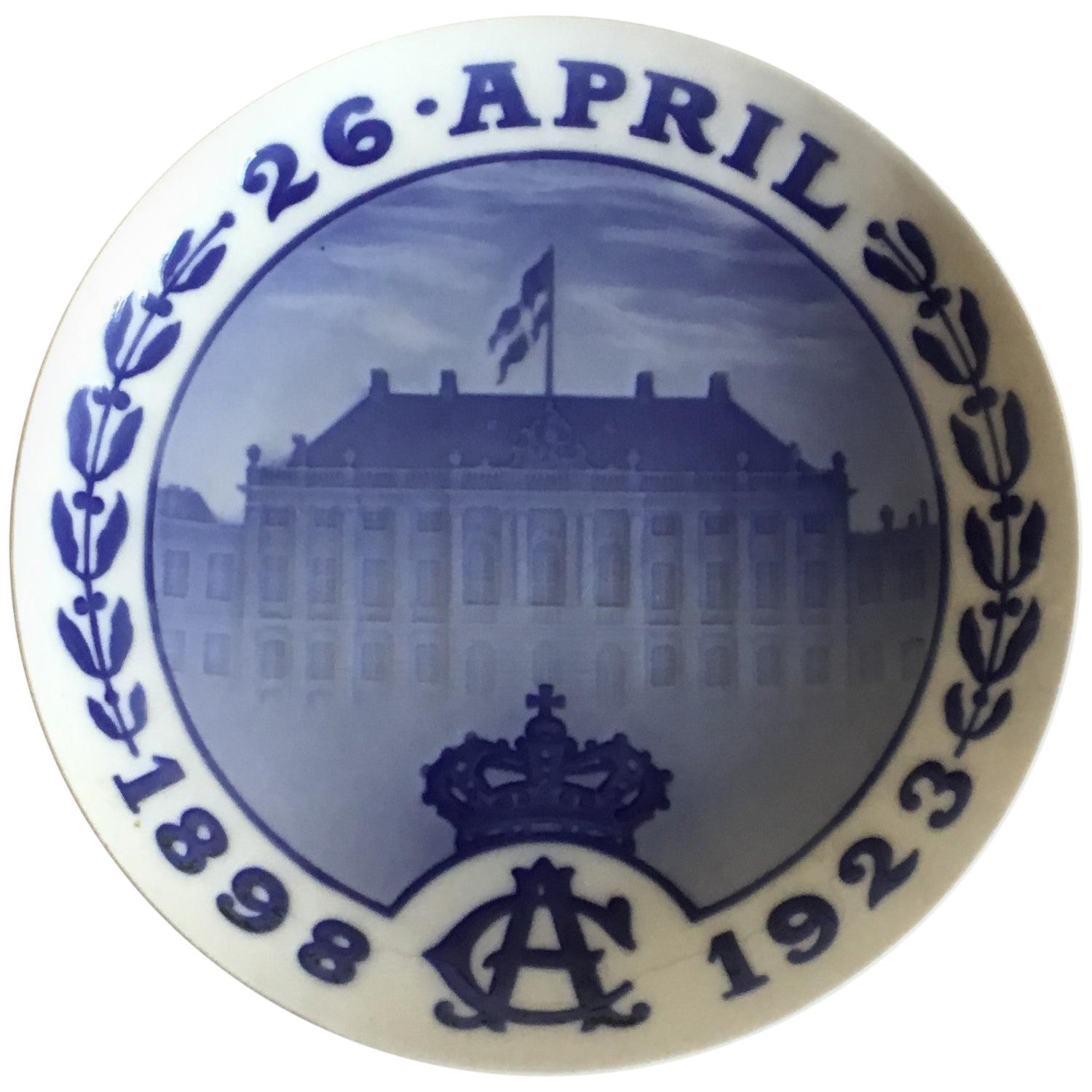 Bing & Grondahl Commemorative Plate from 1923 BG-CM58 For Sale