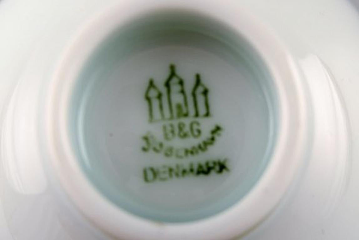 Bing & Grondahl, Danemark, cruche en porcelaine avec 12 tasses en vente 2