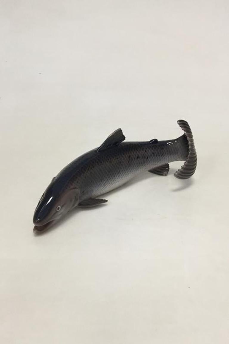 Bing & Grondahl Figure of Salmon No 2366 In Good Condition For Sale In Copenhagen, DK