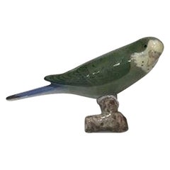 Figurina Bing & Grondahl di pappagallino verde n. 2341