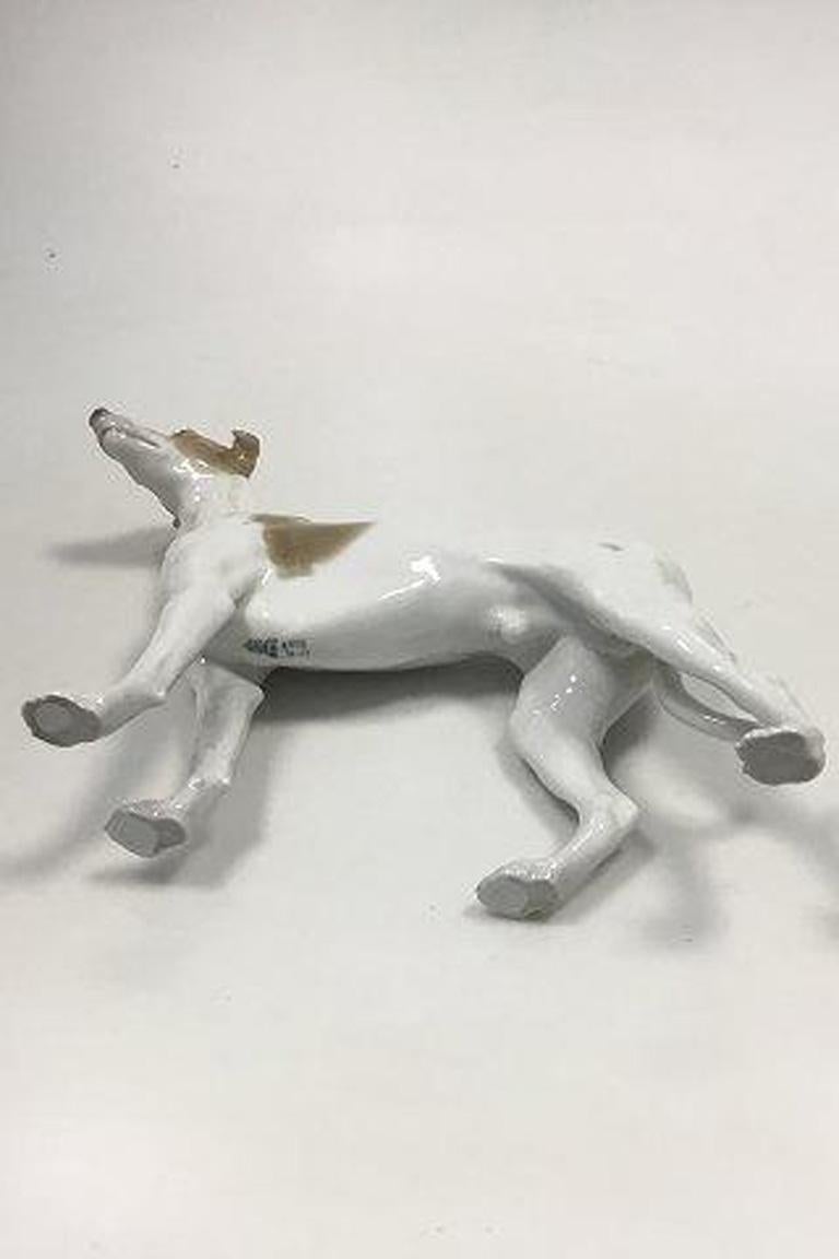 20th Century Bing & Grondahl Figurine of Greyhound No 2076 For Sale