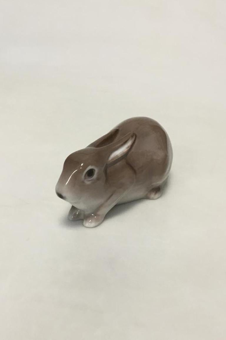 20th Century Bing & Grondahl Figurine of Rabbit No 2421 For Sale