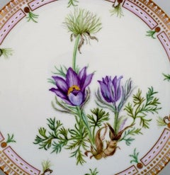 Bing & Grondahl, Hand Painted Flora Danica Dinner Plate, Dated 1976