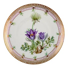 Bing & Grondahl, Hand Painted Flora Danica Dinner Plate, Dated 1976