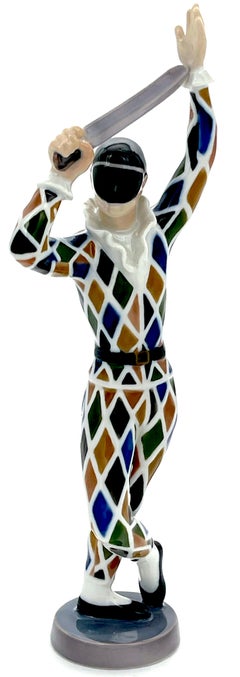 Bing & Gröndahl "Arlecchino con spada", design di Ebbe Sadolin