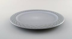 Bing & Grondahl Number 624, Set of 10 Dinner Plates, B & G Grey Cordial