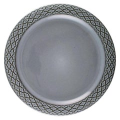 Bing & Grondahl Number 624, Set of 10 Dinner Plates, B & G Grey Cordial