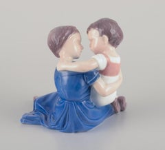 Bing & Grondahl, porcelain figurine of mother and boy.  1920s/30s