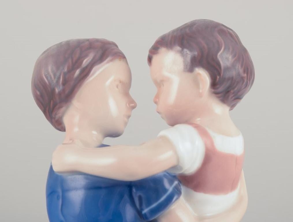 Bing & Grondahl, figurita de porcelana de madre y niño.  Años 20/30 Danés en venta