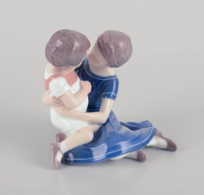 Bing & Grondahl, figurita de porcelana de madre y niño.  Años 20/30 principios del siglo XX en venta