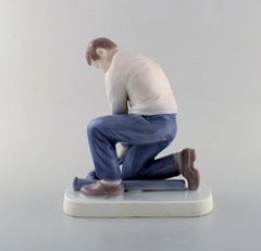 Bing & Grondahl Porcelain Figurine, Plumber