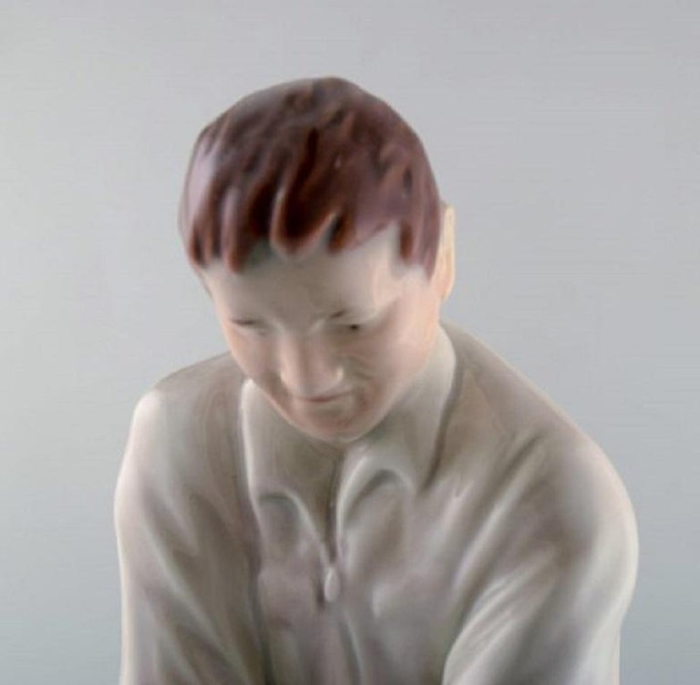 20th Century Bing & Grondahl Porcelain Figurine, Plumber For Sale