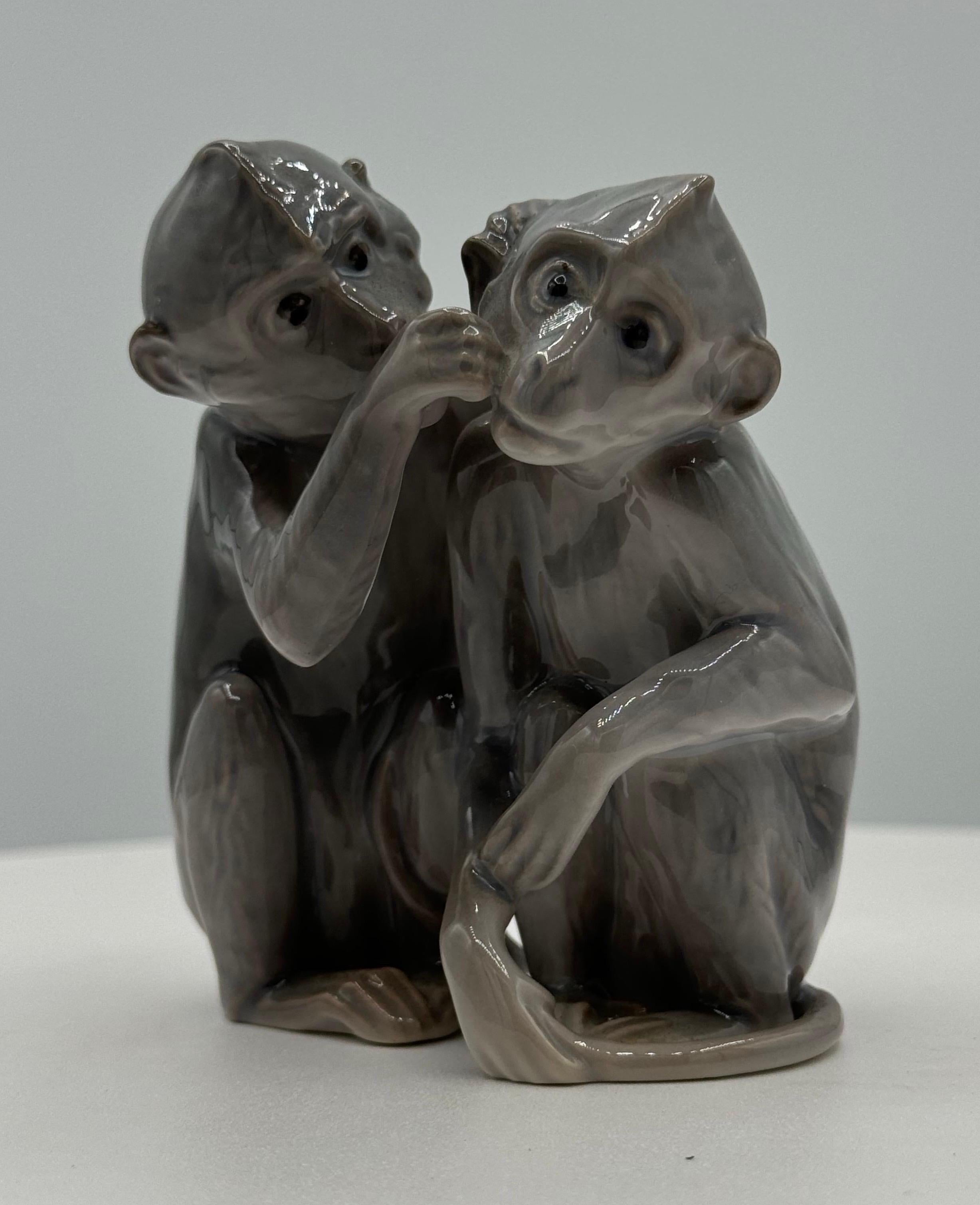 Figuras de mono de porcelana Bing & Grondahl en venta 1