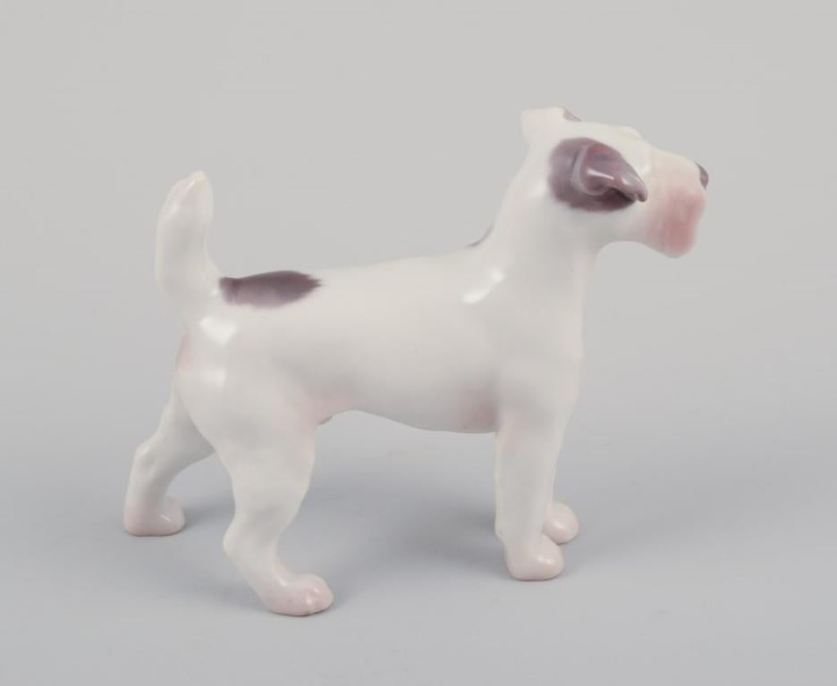 Bing et Grondahl, deux figurines en porcelaine de deux terriers en vente 2