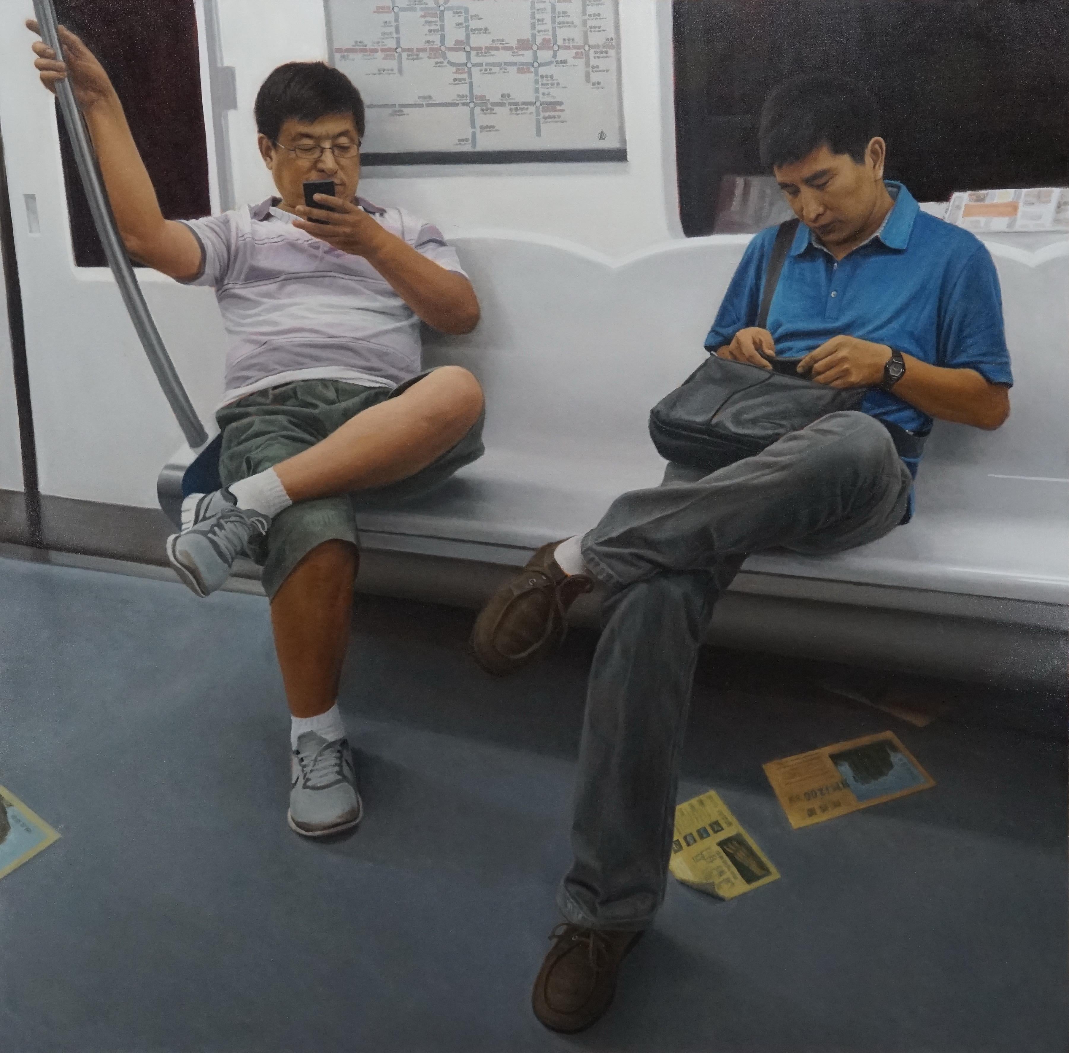 Portrait Painting de Bing Zhang - Metro núm. 4 - Pekín