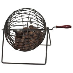 Bingo Roller with Numbered Wood Balls