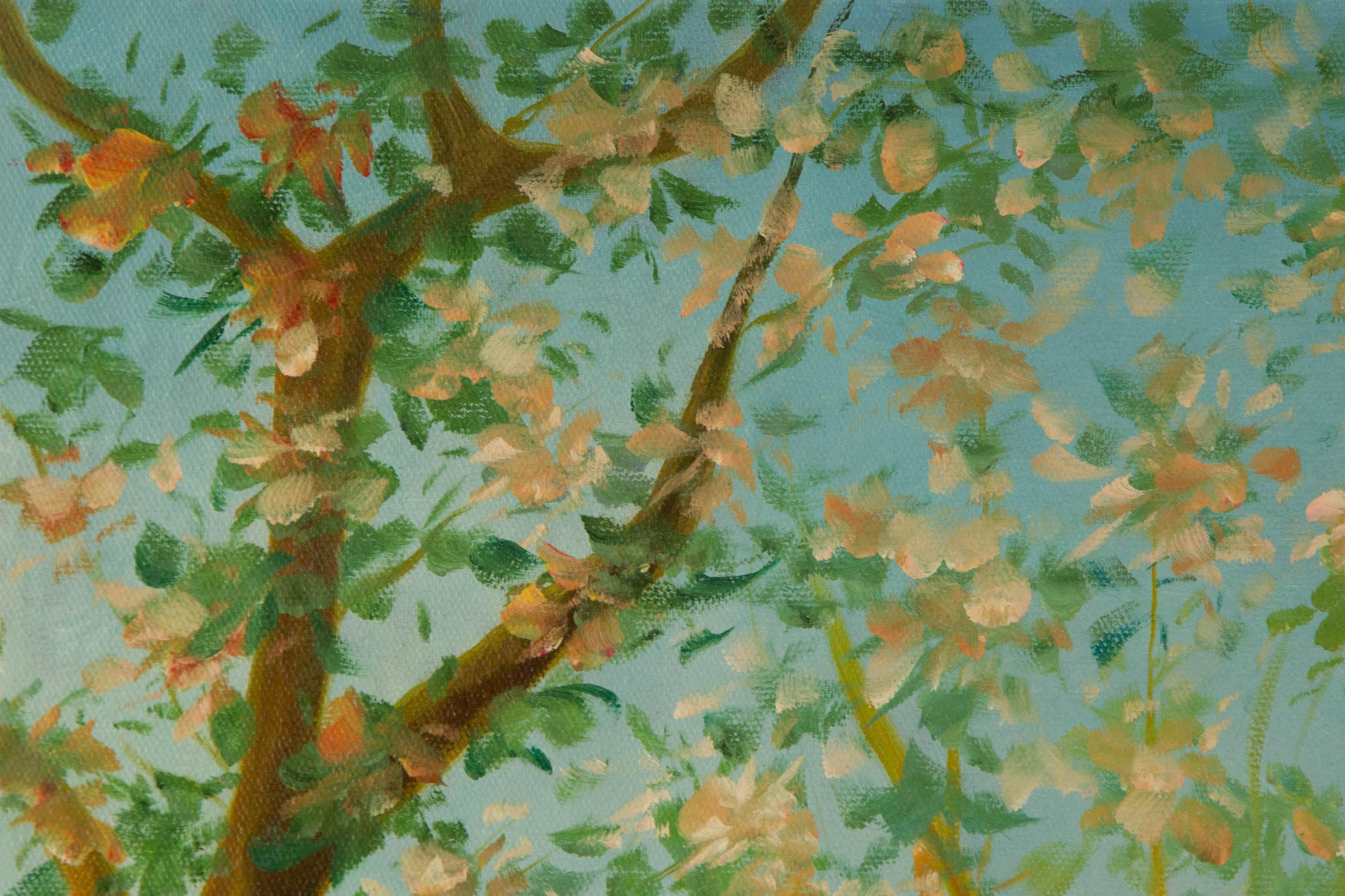 Binhua Cao Landschaft Original Öl auf Leinwand 