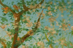 Binhua Cao Landschaft Original Öl auf Leinwand "Blühende Jahreszeit"