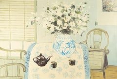 Binhua Cao Still Life Original Oil On Canvas "Communication"