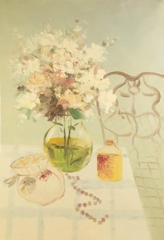 Binhua Cao Nature morte originale Huile sur toile "Solitude"