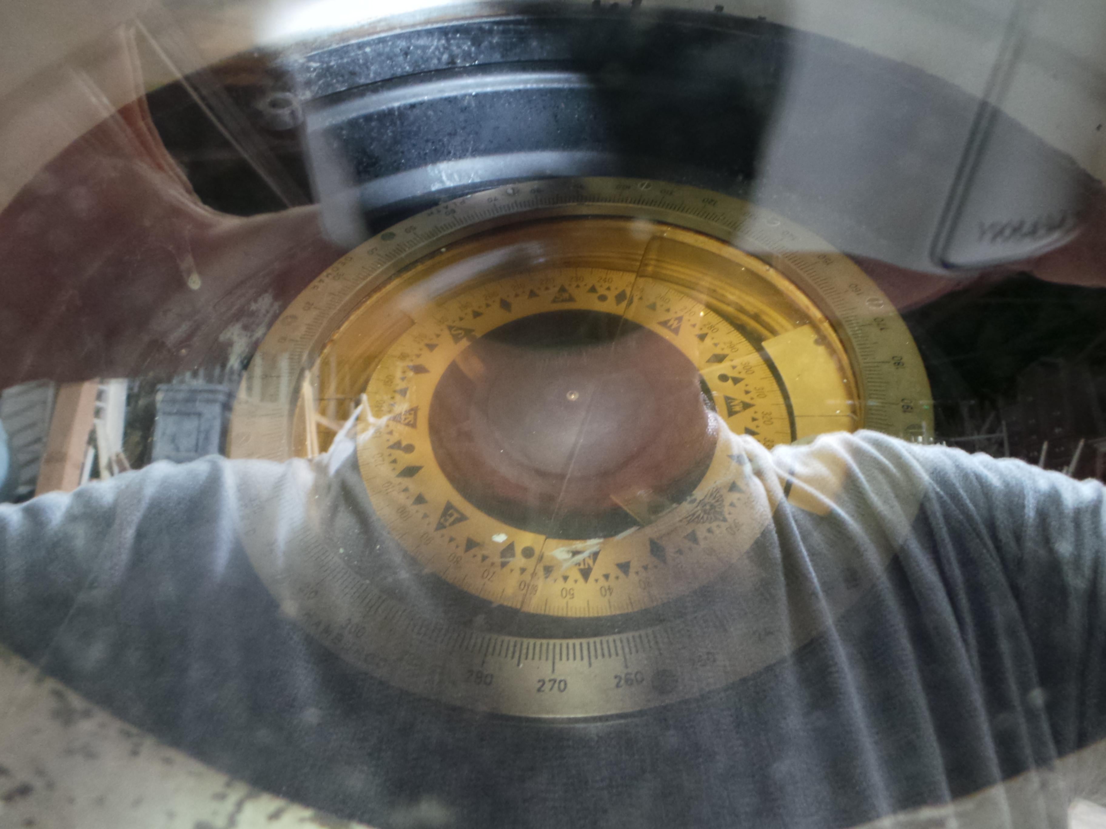 Industrial Binnacle Compass 100% Original condition For Sale