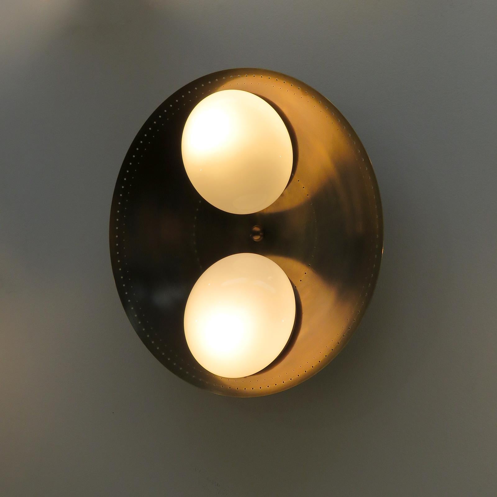 Brass Binova-24 Flushmount Light by Gallery L7