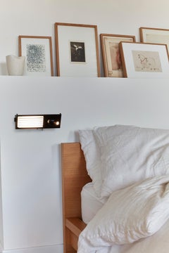 Biny Bedside Left Wall Lamp by Jacques Biny