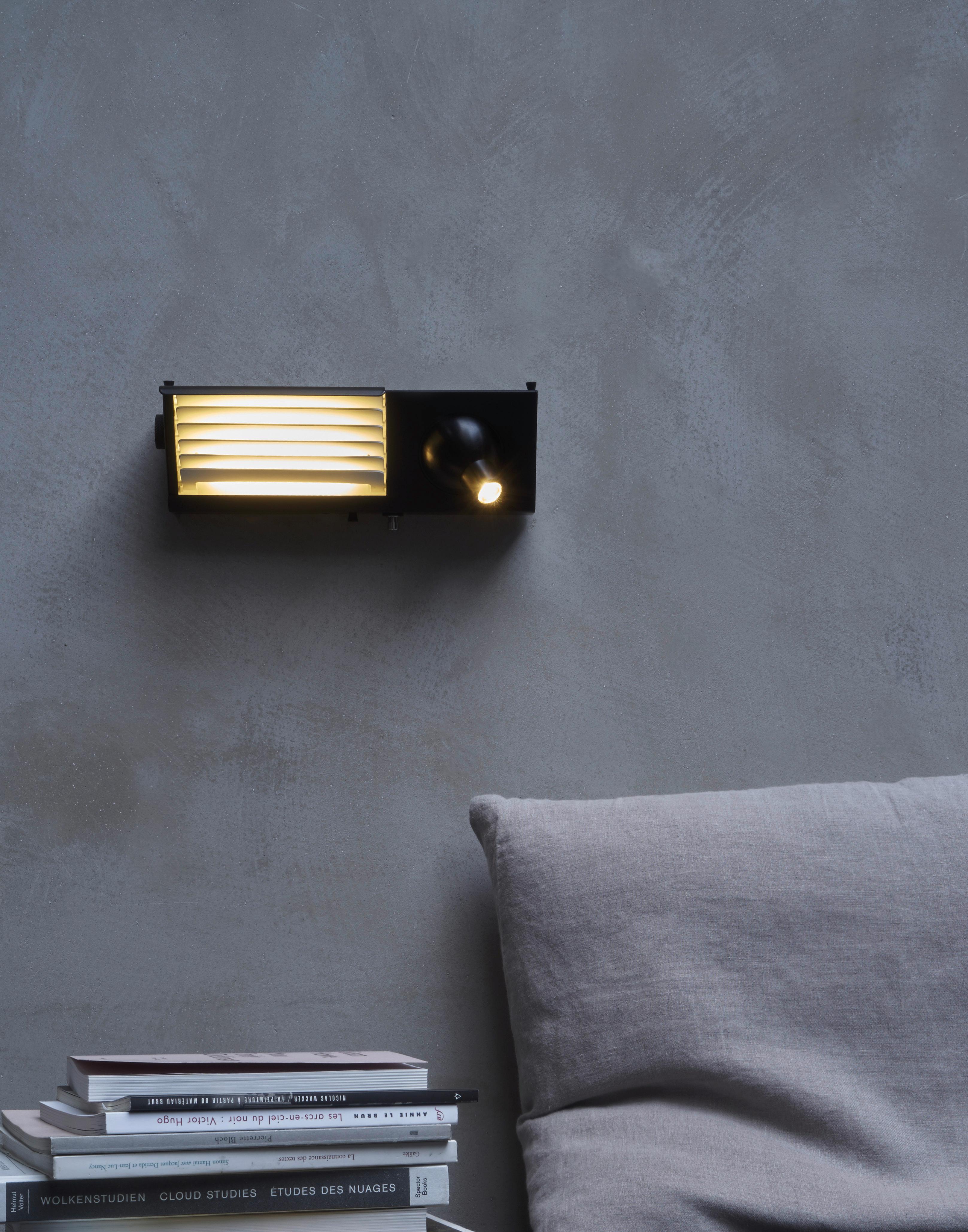 Post-Modern Biny Bedside Right Wall Lamp by Jacques Biny