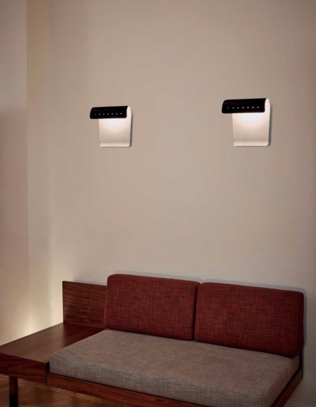 French Biny Curve Sconce by Jacques Biny