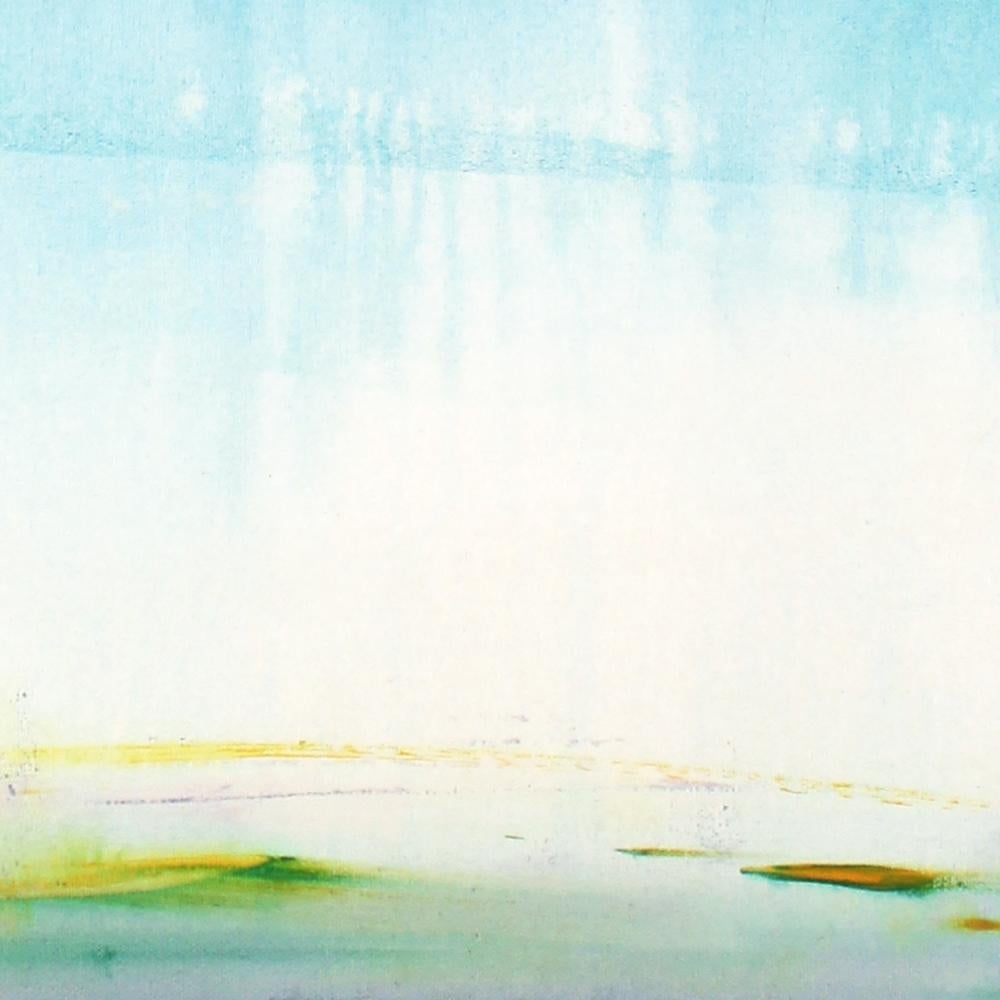 Binyamin Basteker, Heavenly Ocean, oil on canvas, 90 x 80 cm For Sale 4
