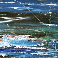 Binyamin Basteker, Mediterranean Sunset , oil on canvas