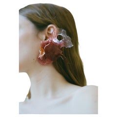 Biomaterial Lightweight Raspberry Earrings