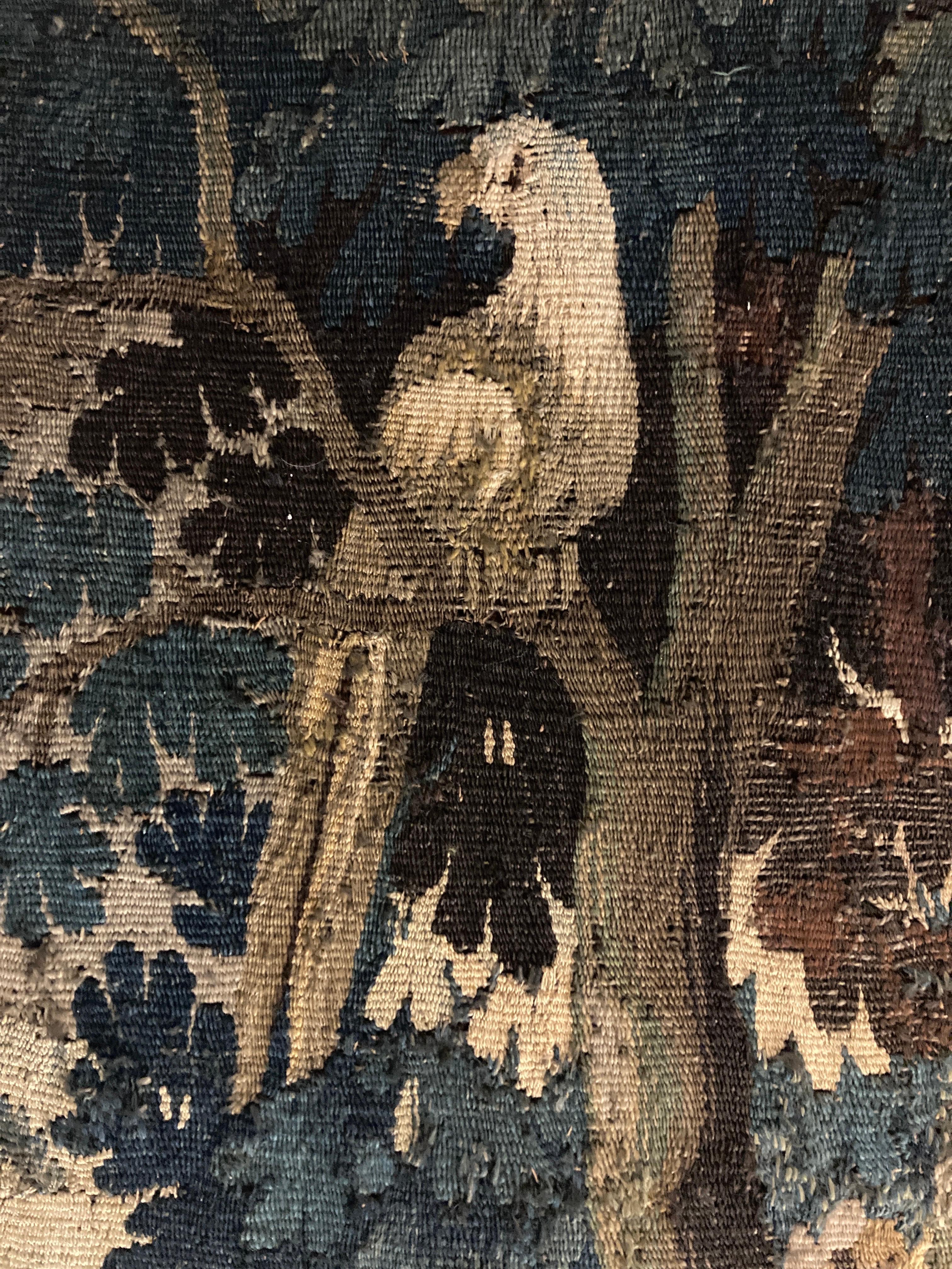 Biombo realizado en los años 20 a partir de Tres fragmentos de tapiz francés del Abusson del siglo XVIII.