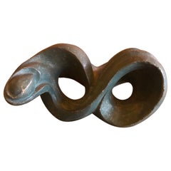 Biomorphic Abstract Pottery Sculpture by Robert Ortlieb