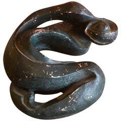Biomorphic Abstract Pottery Sculpture by Robert Ortlieb