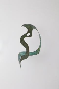 Biomorphic Bronze Hanging Sculpture