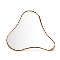 Biomorphic Bronze Mirror