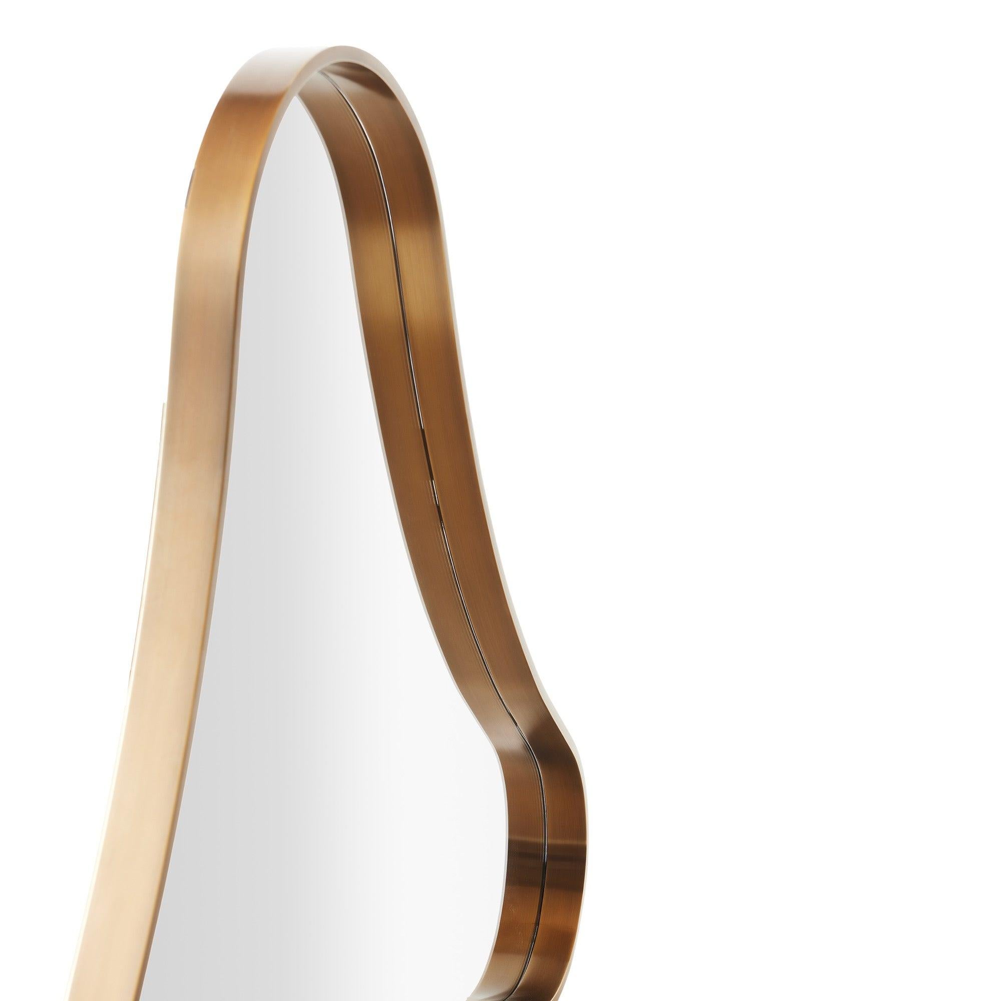 Specchio Biomorfo in Bronzo In condizioni ottime in vendita a Sagaponack, NY