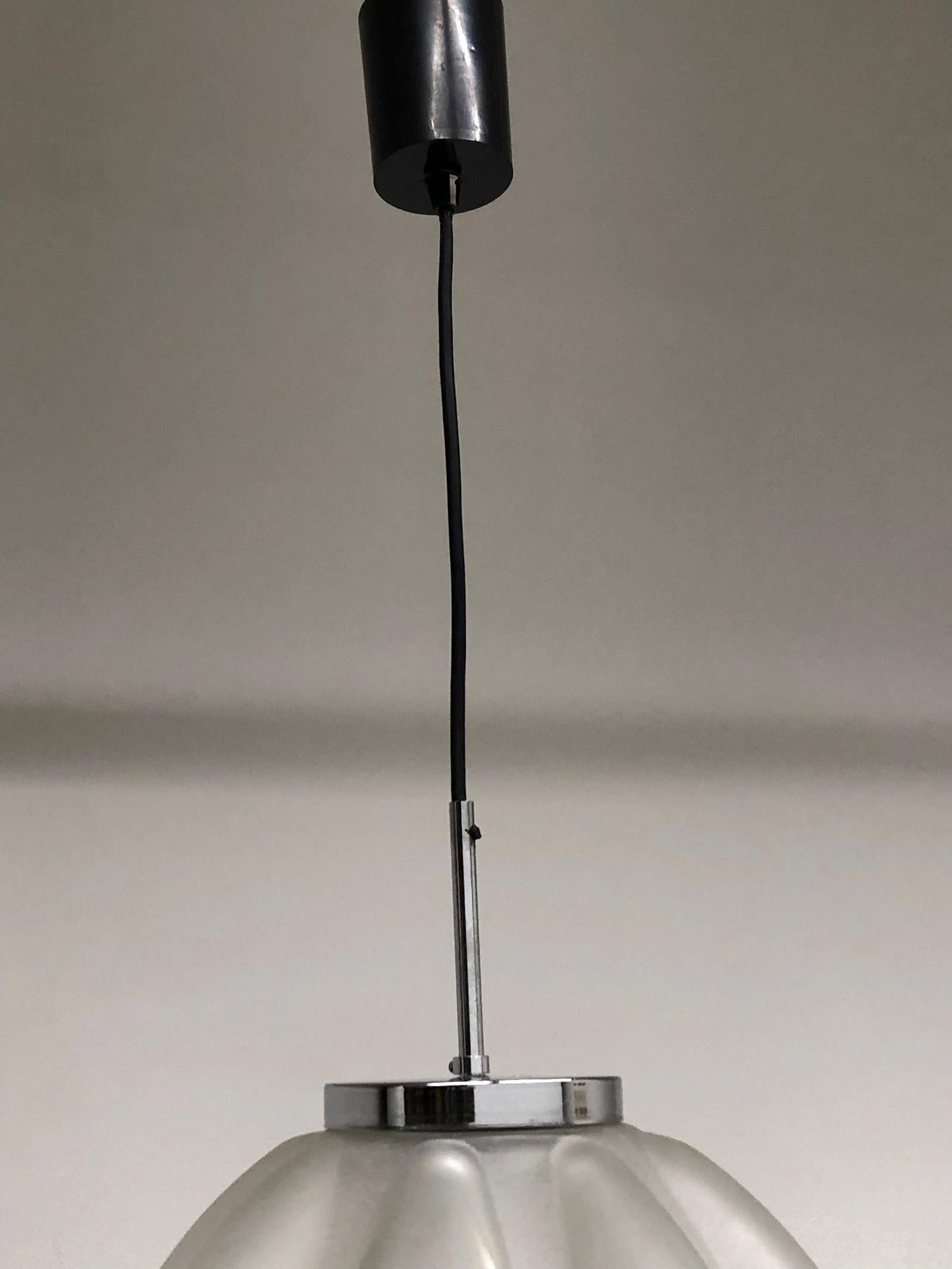 Biomorphic Bubble Glass Pendant Light, 1960s, German 1