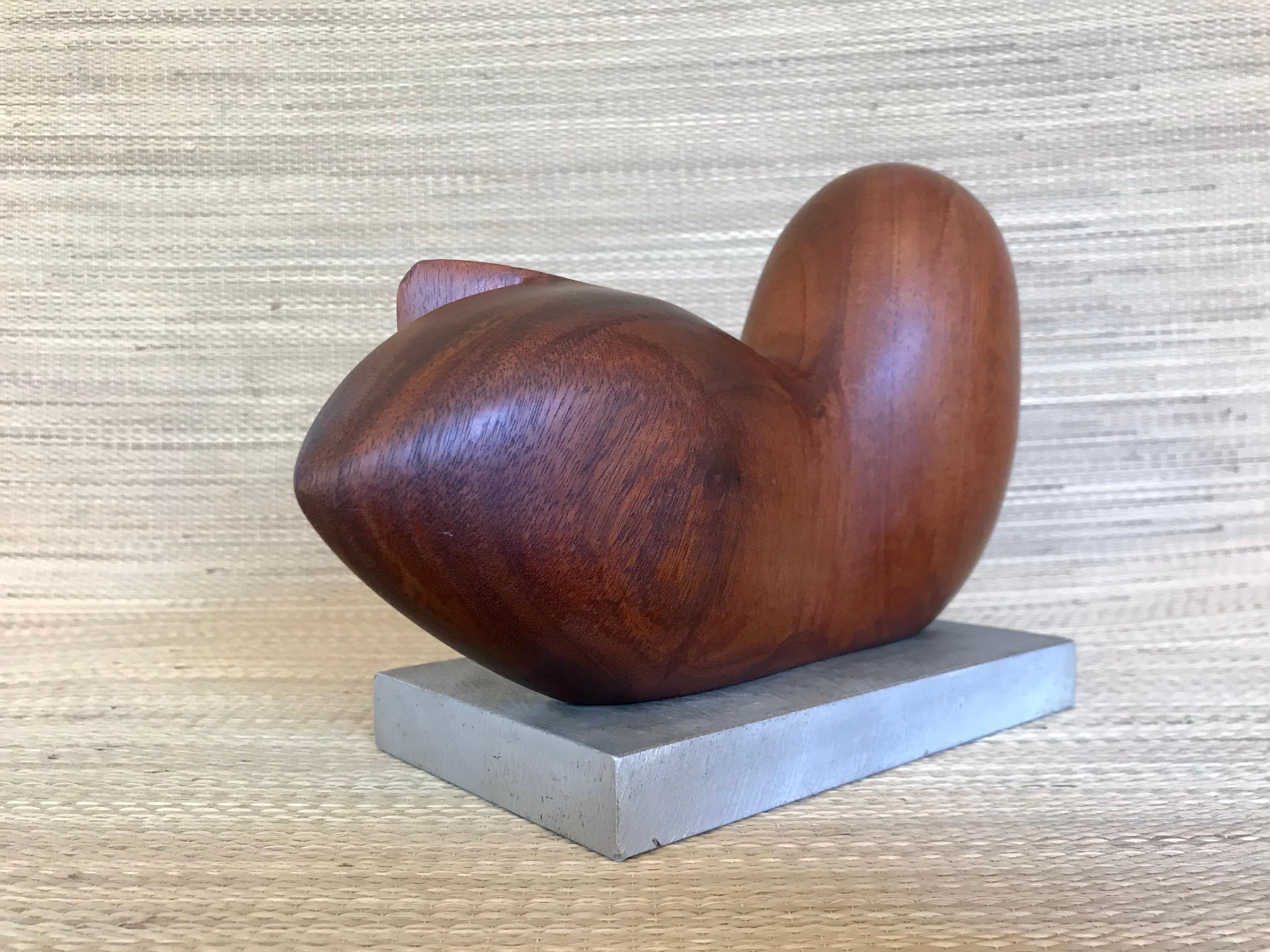 Biomorphic Carved Wood Sculpture in the Style of Arp  3