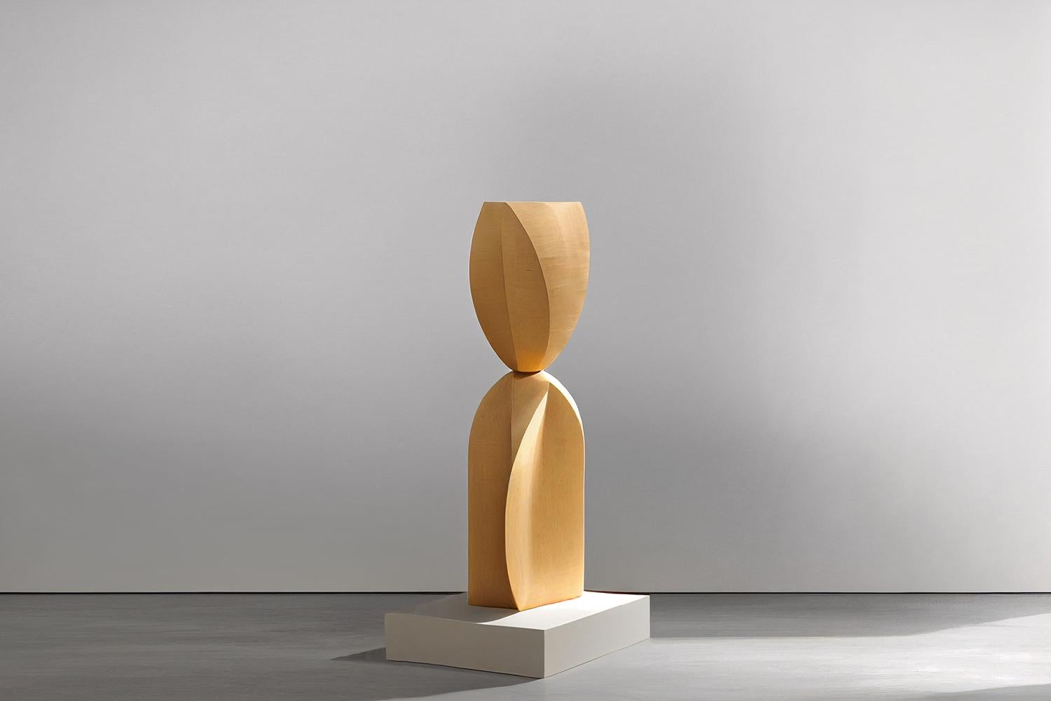Bauhaus Sculpture biomorphe en bois sculpté dans le style d'Isamu Noguchi en vente