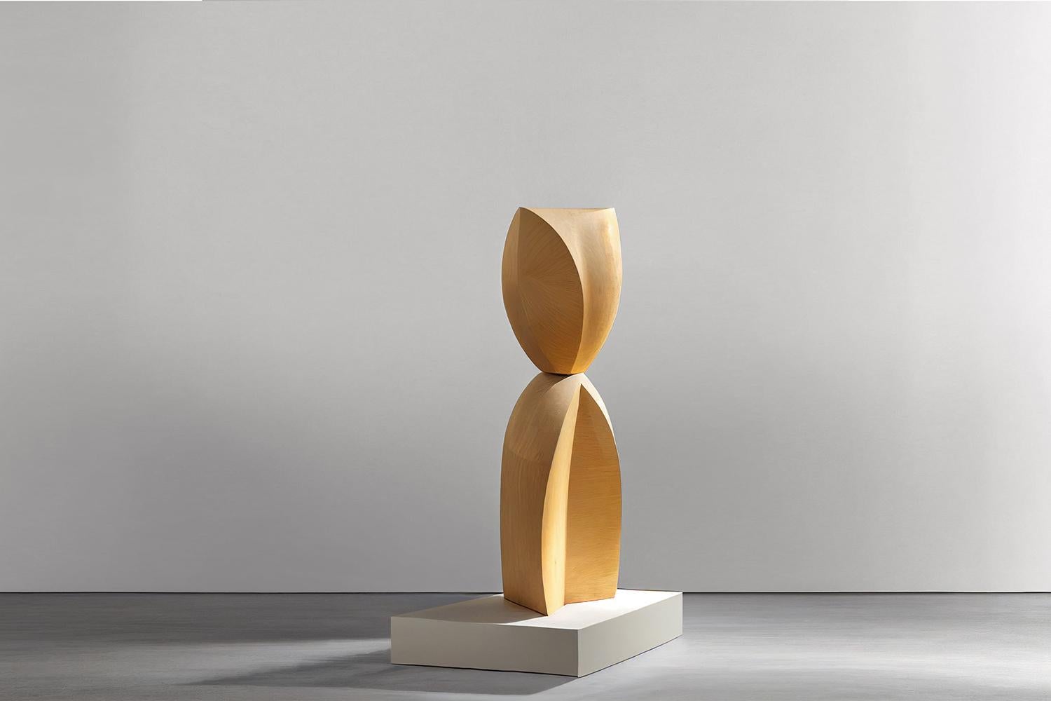 Mexicain Sculpture biomorphe en bois sculpté dans le style d'Isamu Noguchi en vente